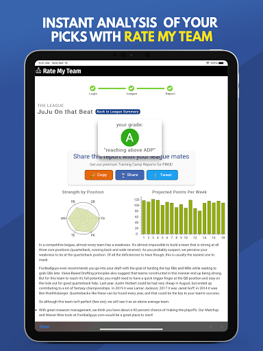 Fantasy Football Draft Dominator 2021