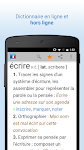 screenshot of Dictionnaire français
