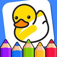 Baby Coloring games for kids with Glow Doodle