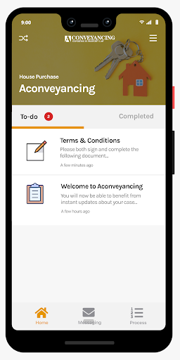 Android application Aconveyancing screenshort