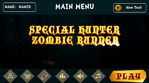 Android application Special Hunter : Zombie Runner screenshort