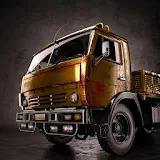Military kamaz driving 3D icon