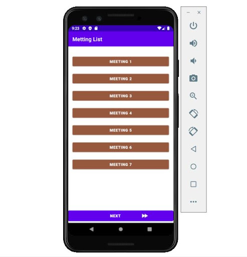Android application SFLUT screenshort