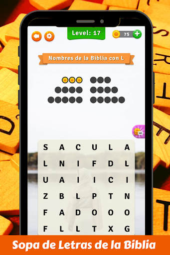 Sopa de Letras de la Biblia Gr Screen 3
