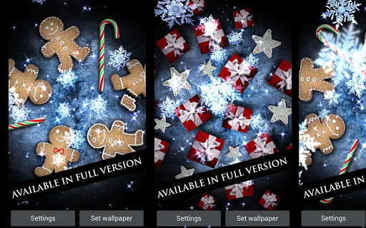 Snow Stars Free Screen 2