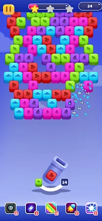 Game screenshot バブルレインボーシューター -シュート&ポップパズル mod apk