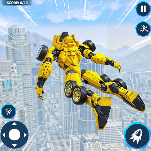 Robot Transform Robot Car Game logo