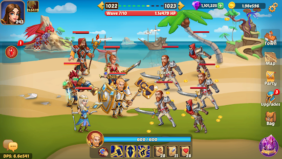 Праздничная ролевая игра Firestone: Tap Hero Wars