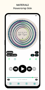 Material2 PowerAmp v3 Skin Captura de tela