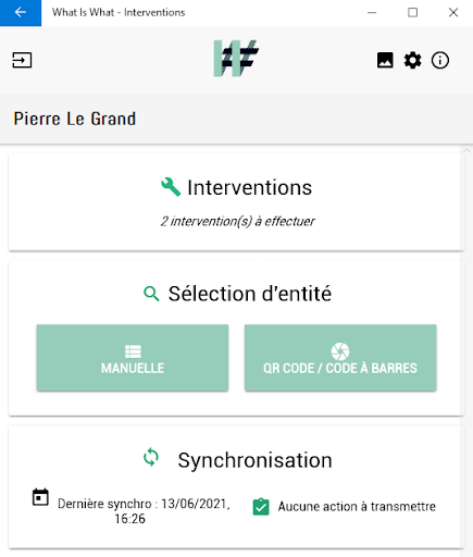 Android application What is What - Interventions screenshort