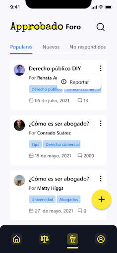 Approbado Screen 2