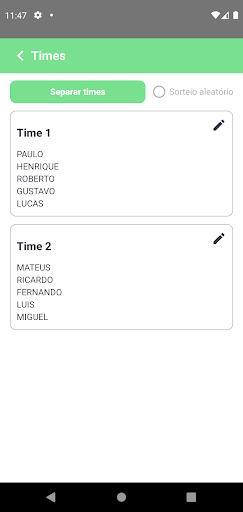 Android application La Pelota screenshort