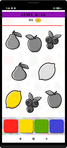 Android application Fast & Fruits screenshort