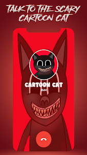 Scary Cartoon Cat Зов и Чат