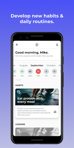 Android application Stridist screenshort