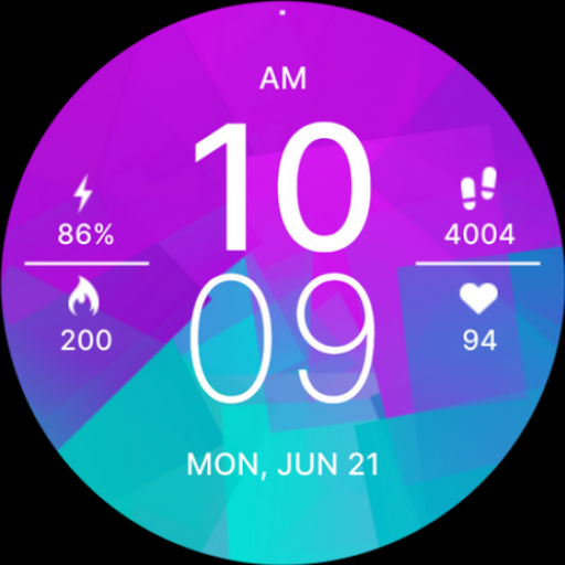 Modern Sporty Fit Watch Face logo