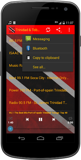 Trinidad & Tobago MUSIC Radio Screen 3