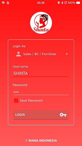 Android application Shinta App screenshort