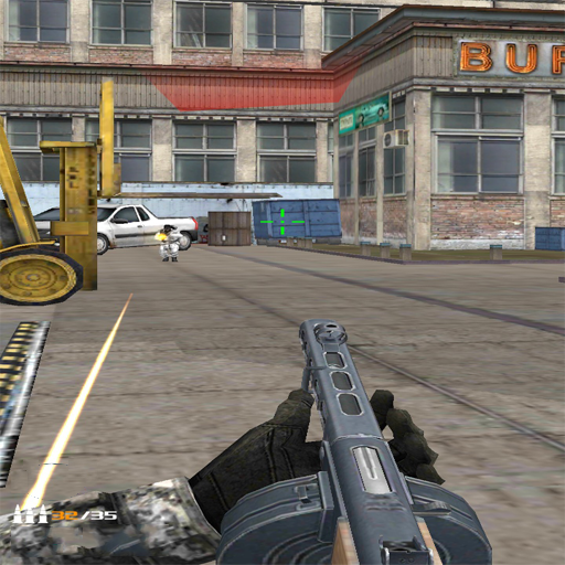 shoot down : shooting game logo