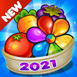 Cover Image of Download Garden Blast New 2020! Match 3 in a Row Games Free 2.1.4 APK