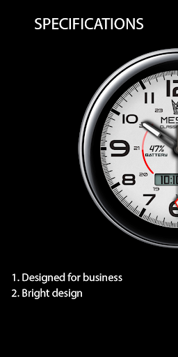 Messa Watch Face BN64 White