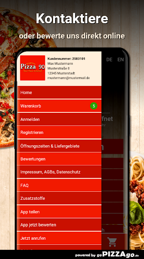 Pizza Express 90 Ulm Screen 3