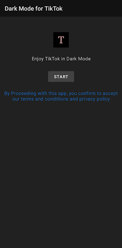 Android application Dark Mode for TikTok screenshort