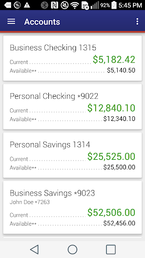 Android application First State Bank Banking screenshort