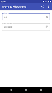 Grams to Micrograms Converter