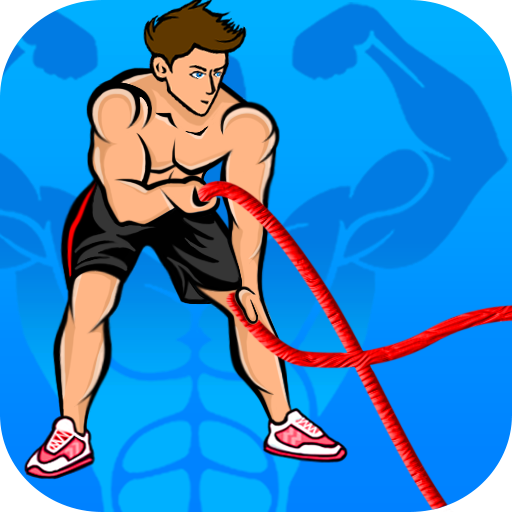 Battle ropes workout  Icon