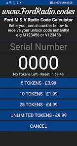 Ford M & V Serial Calculator – Applications sur Google Play