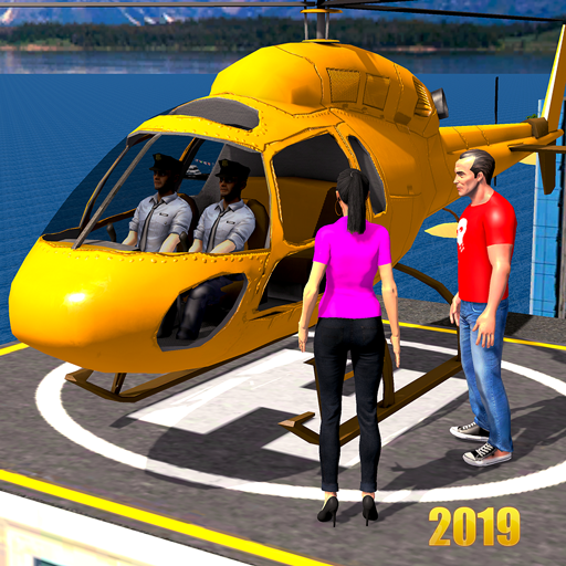 Helicopter Taxi Transport Game  Icon