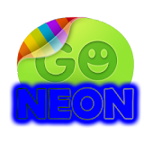 Blue neon theme GO SMS Pro icon