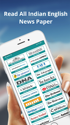 Android application English News papers screenshort