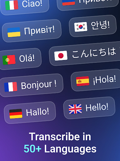 Screenshot of Voice to Text: AI Transcribe