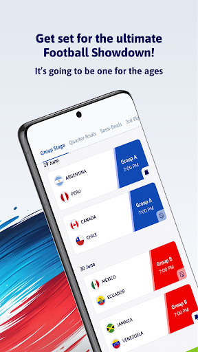 Android application Cup 2024 America Scores screenshort