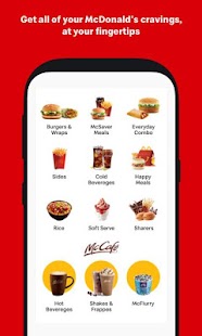 McDonald’s India Food Delivery Screenshot