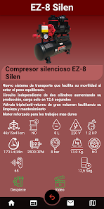 Compresor silencioso EZ-100 SILEN EZ-FASTEN