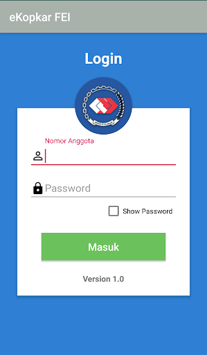 Android application eKopkar FEI screenshort