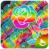 Colorful Rose Keyboard Theme icon