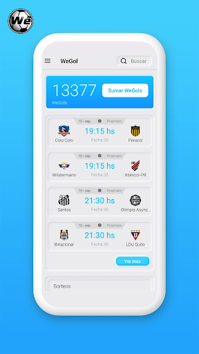 Android application WeGol screenshort