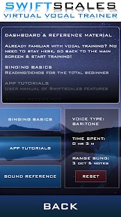 SWIFTSCALES - Vocal Trainer Capture d'écran