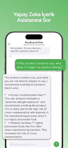 Pure - Gıda ve Kozmetik Analiz ekran görüntüsü