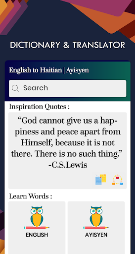 Haitian English Translator Screen 2