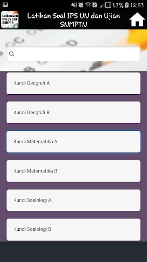 Latihan Soal IPS UN dan Ujian SNMPTN