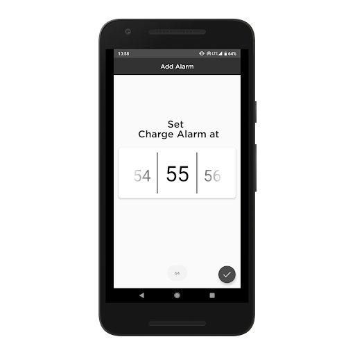 Charge Alarm Screen 3