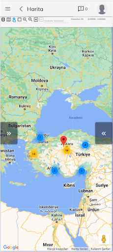 Android application IVS Machine Tracking System screenshort