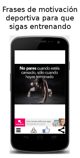 Android application Motivation Sport screenshort
