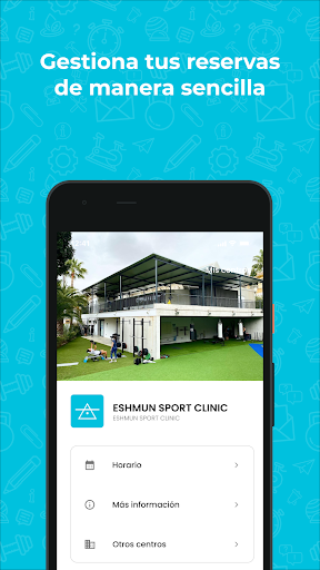 Android application ESHMÚN SPORT CLINIC screenshort