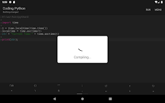 screenshot of Coding Python